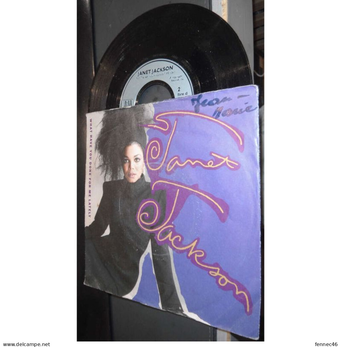 * Vinyle  45T - Janet JACKSON  -  What Have You Done For Me Lately - He Doesn't Know I'm Alive - Sonstige - Englische Musik