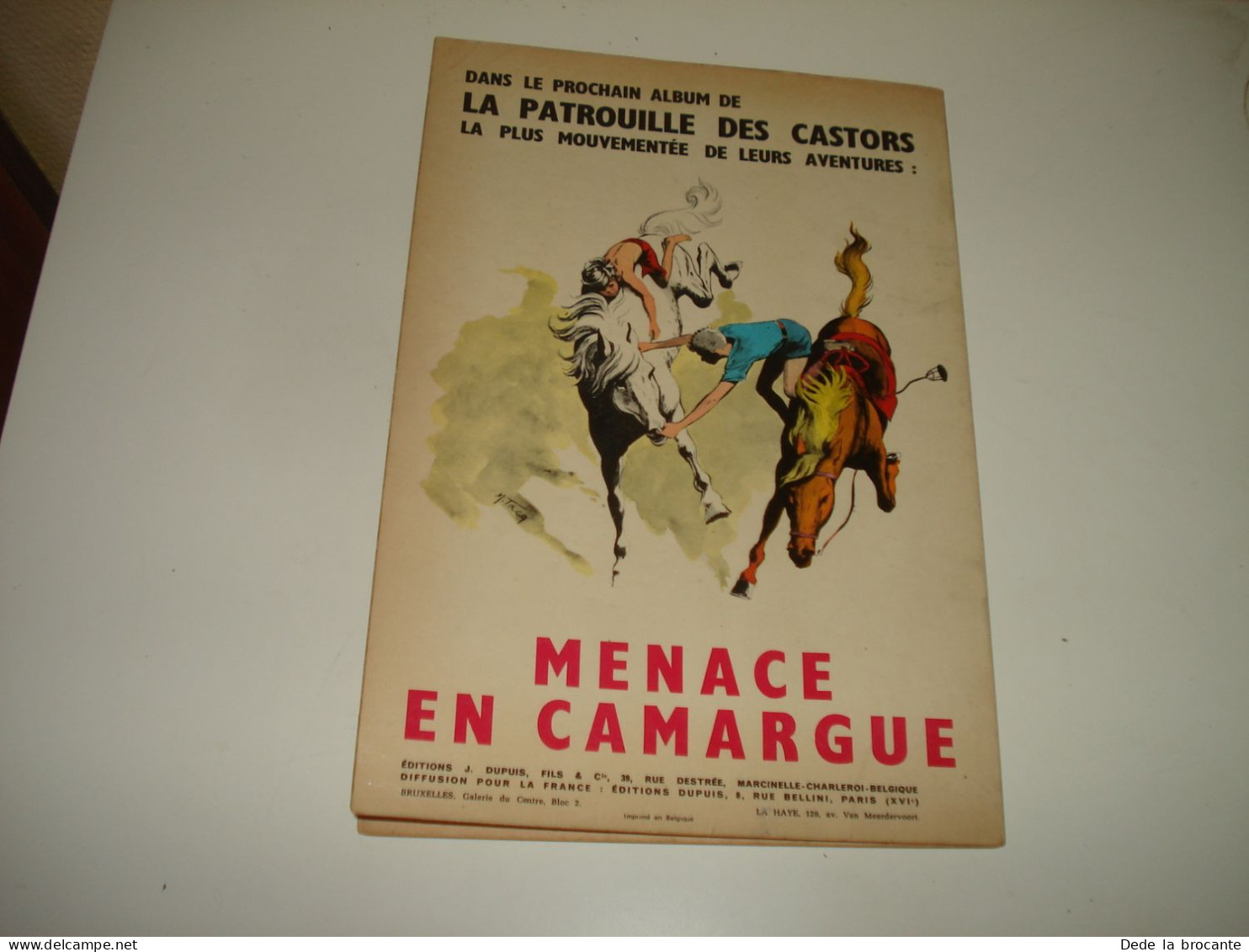 C54 / Patrouille des castors 11 " Les loups écarlates " E.O de 1964 Superbe état