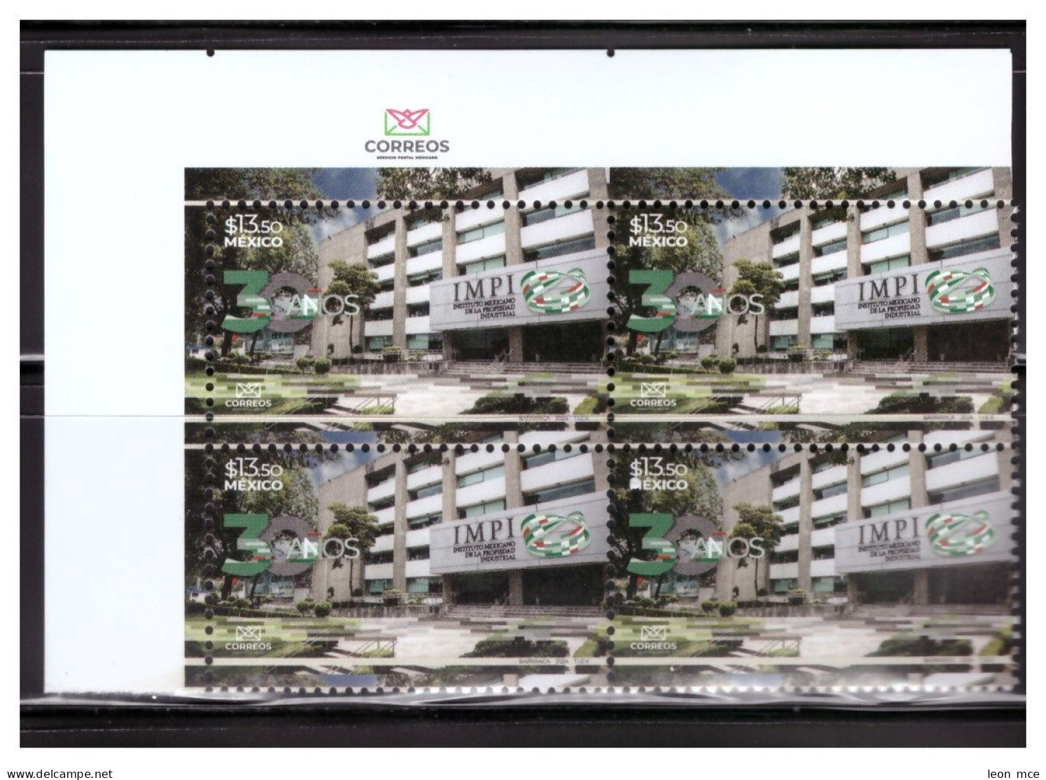 2024 MÉXICO  Instituto Mexicano  Propiedad Industrial (IMPI) BLOCK Of 4  MNH Mexican Institute Of Industrial Property - Mexico