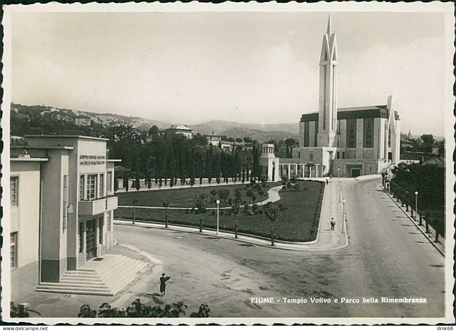 CROATIA - Rijeka / FIUME - TEMPIO VOTIVO E PARCO DELLA RIMEMBRANZA - EDIZ. PETRICICH - MAILED 1941 (18136) - Croatia