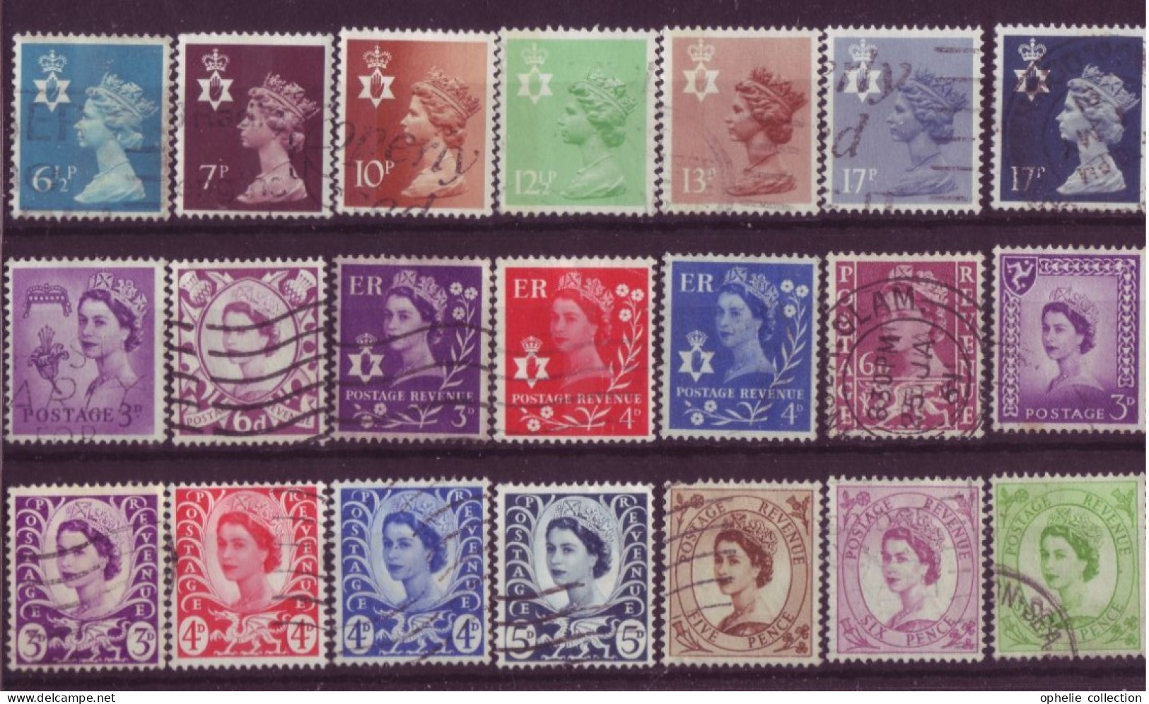 Angleterre - Queen Elisabeth II - 21 Timbres Différents - 6982 - Autres & Non Classés