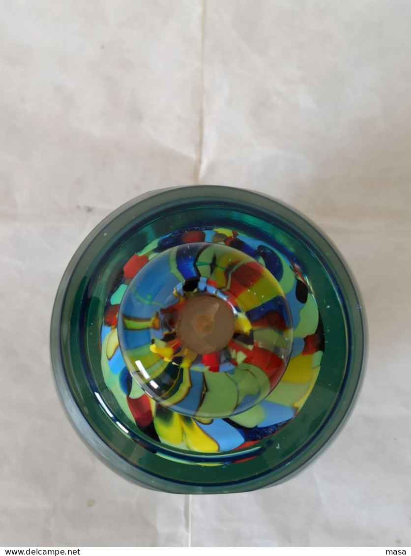 Vaso in vetro di Murano anni '70