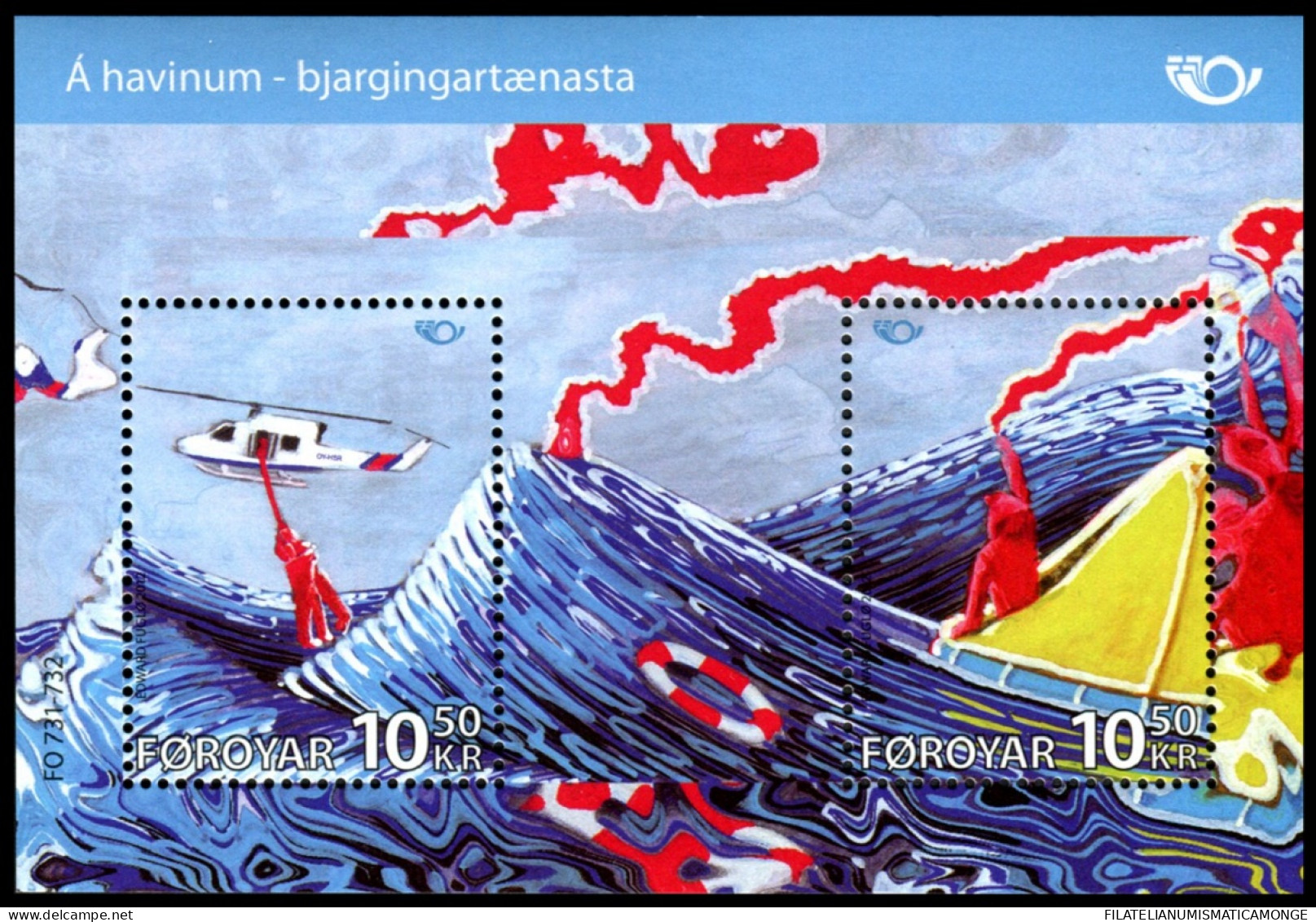 Feroe 2012 Hojas Bloque 29 **/MNH Norden 2012. La Vida Junto Al Mar  - Faroe Islands