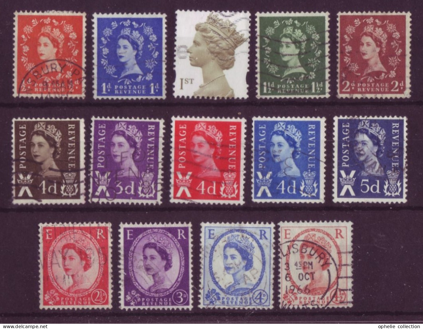 Angleterre - Queen Elisabeth II - 14 Timbres Différents - 6986 - Autres & Non Classés