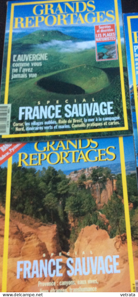 LA FRANCE SAUVAGE : 2 N° De Grands Reportages (N°139 & 151 - 1993/94) - Tourisme & Régions