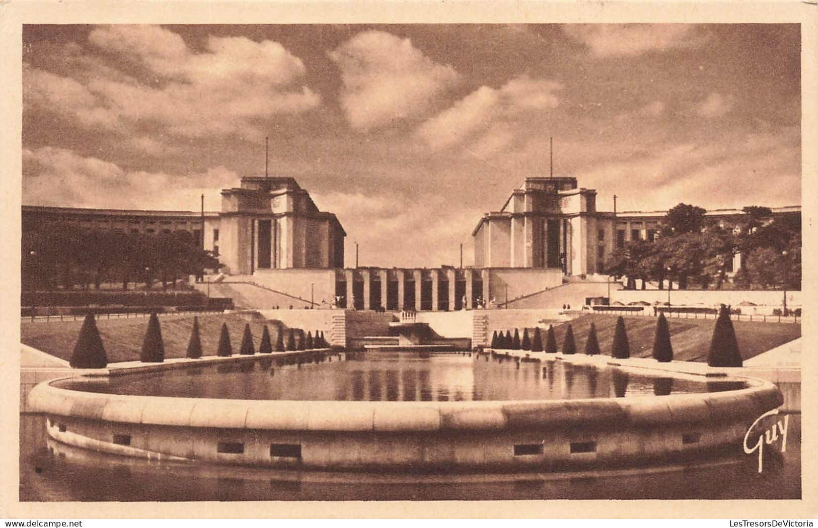 FRANCE - Paris - Le Palais De Chaillot - Vu Des Jardins - Carte Postale Ancienne - Other Monuments