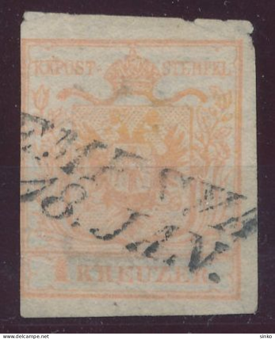 1850. Typography 1kr, TEMESVAR - ...-1867 Vorphilatelie