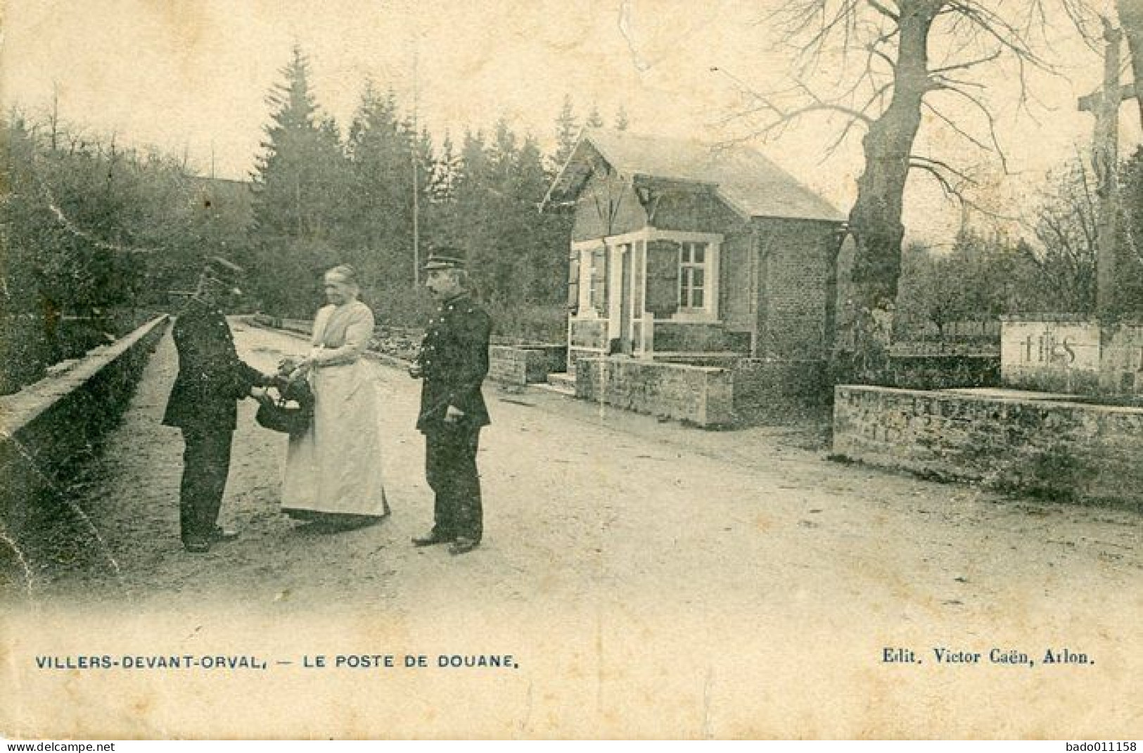 VILLERS Dvt ORVAL - Le Poste De Douane (état Moyen) - Florenville