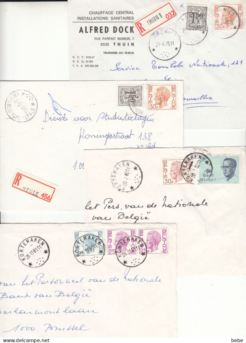 ELSTRÖM 49 LETTRES RECOMMANDE AVEC OBLITERATIONS RELAIS