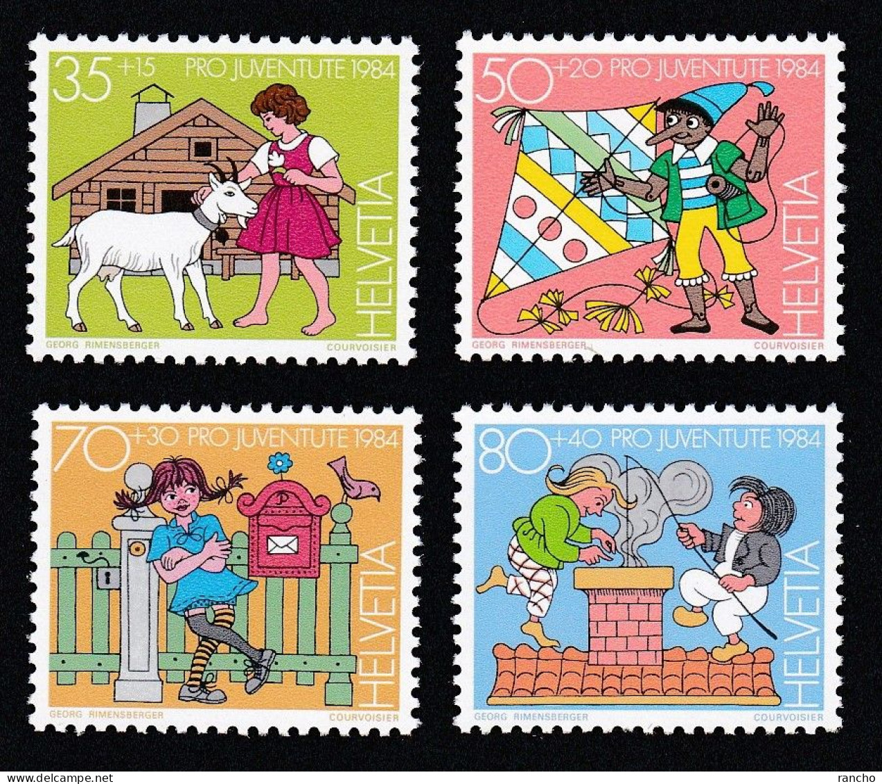 ** PRO/J. 1984 SERIE TIMBRES NEUFS C/.S.B.K. Nr:J290/293. Y&TELLIER Nr:1213/1216. MICHEL Nr:1284/1287. ** - Unused Stamps