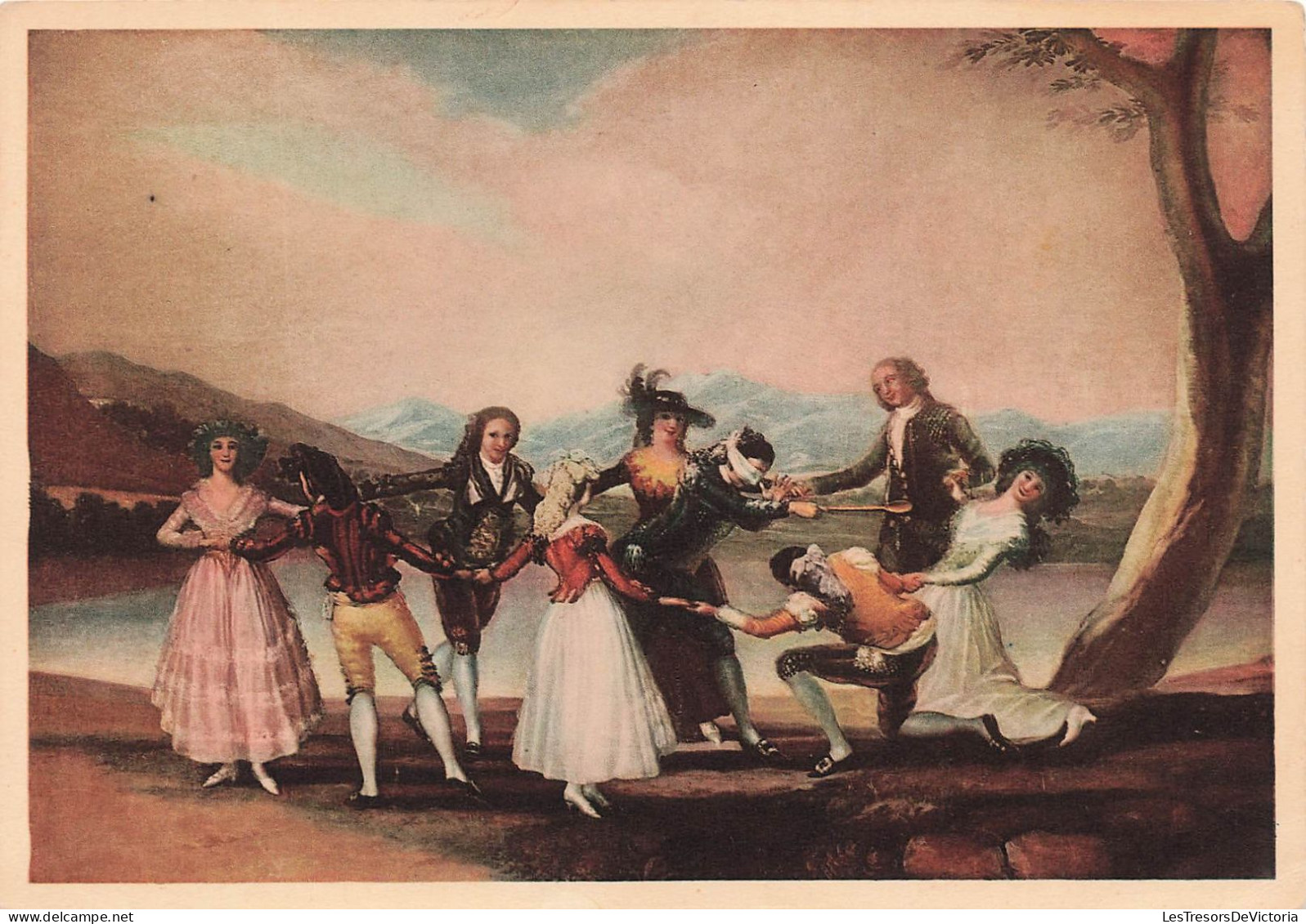 PEINTURES & TABLEAUX - Francisco De Goya - Giuoco Della Mosca Cieca - Carte Postale - Peintures & Tableaux