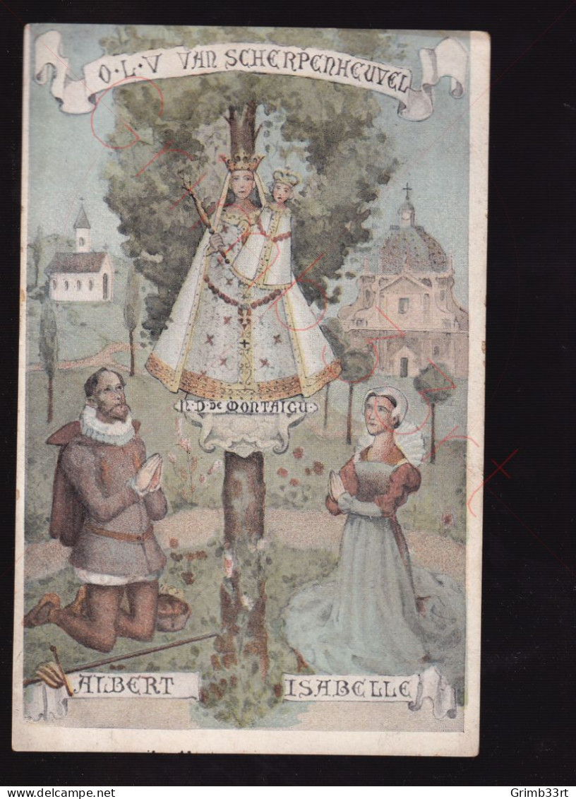 O.L.V. Van Scherpenheuvel - Albert & Isabelle - Postkaart - Scherpenheuvel-Zichem