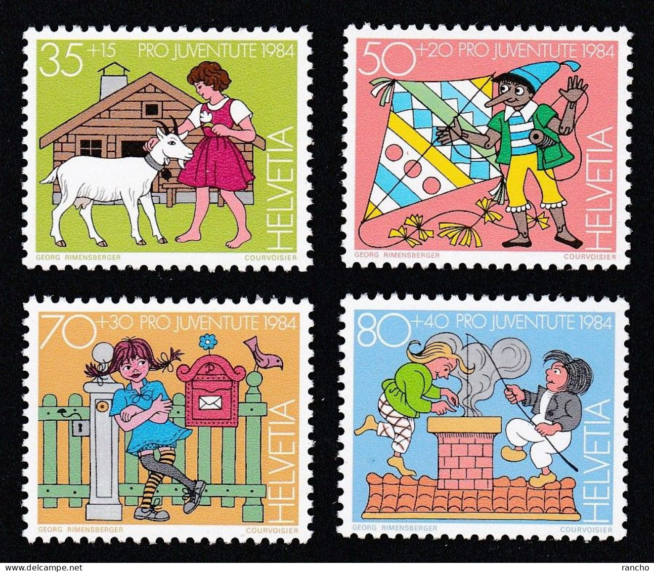 ** PRO/J. 1984 SERIE TIMBRES NEUFS C/.S.B.K. Nr:J290/293. Y&TELLIER Nr:1213/1216. MICHEL Nr:1284/1287. ** - Nuevos