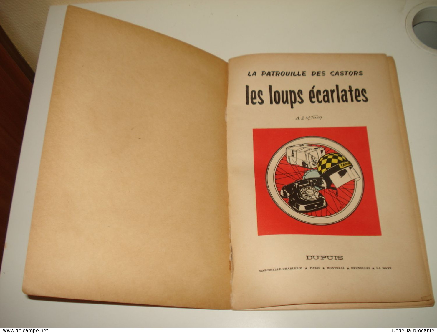 C54 (2) / Patrouille Des Castors 11 " Les Loups écarlates " E.O De 1964 - Patrouille Des Castors, La