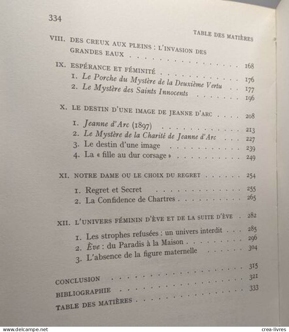 L'univers Féminin Dans L'oeuvre De Charles Péguy - Essai Sur L'imagination Créatrice D'un Poète - Andere & Zonder Classificatie