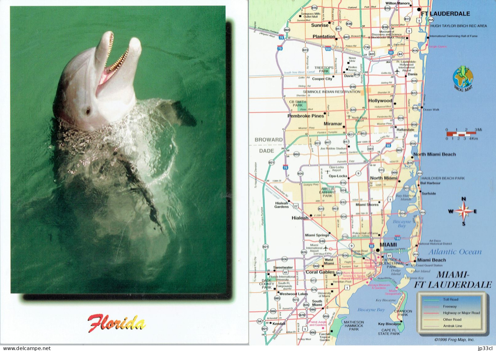 7 Anciennes CP Vierges De Floride (Miami, Everglades, Etc.) - Collections & Lots