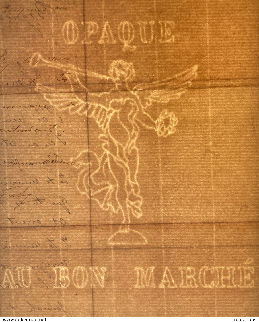 VIEUX COURRIER - 1892 - FILIGRANE AU BON MARCHE - 1900 – 1949