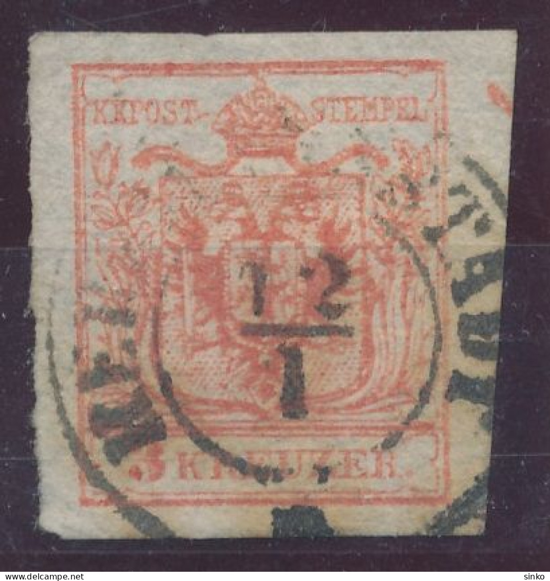 1850. Typography 3kr, HERMANNSTADT - ...-1867 Prephilately