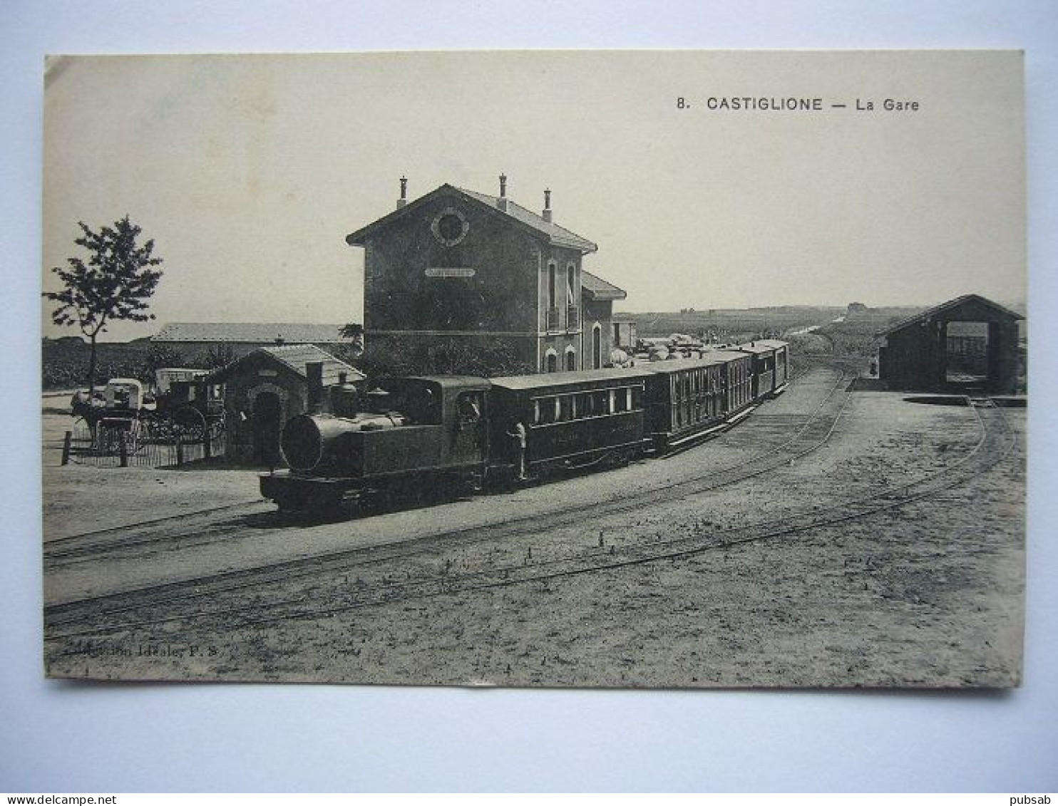 Gare - Train / Chemin De Fer / Gare De Castiglione (Bou Ismail), Algérie - Stations With Trains