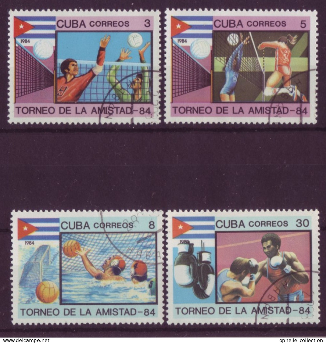 Amérique - Cuba - Torneo De La Amistad 84 - 4 Timbres Différents - 6992 - Autres & Non Classés