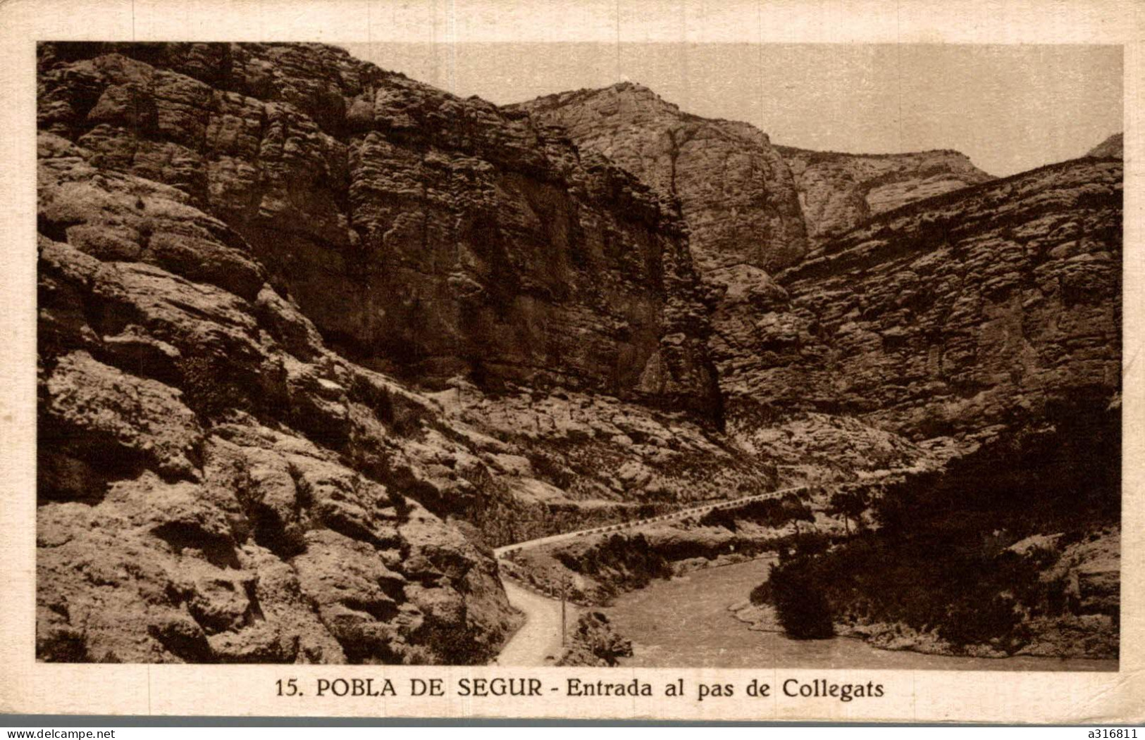 Pobla De Segur Entrada Al Pas De Collegats - Other & Unclassified