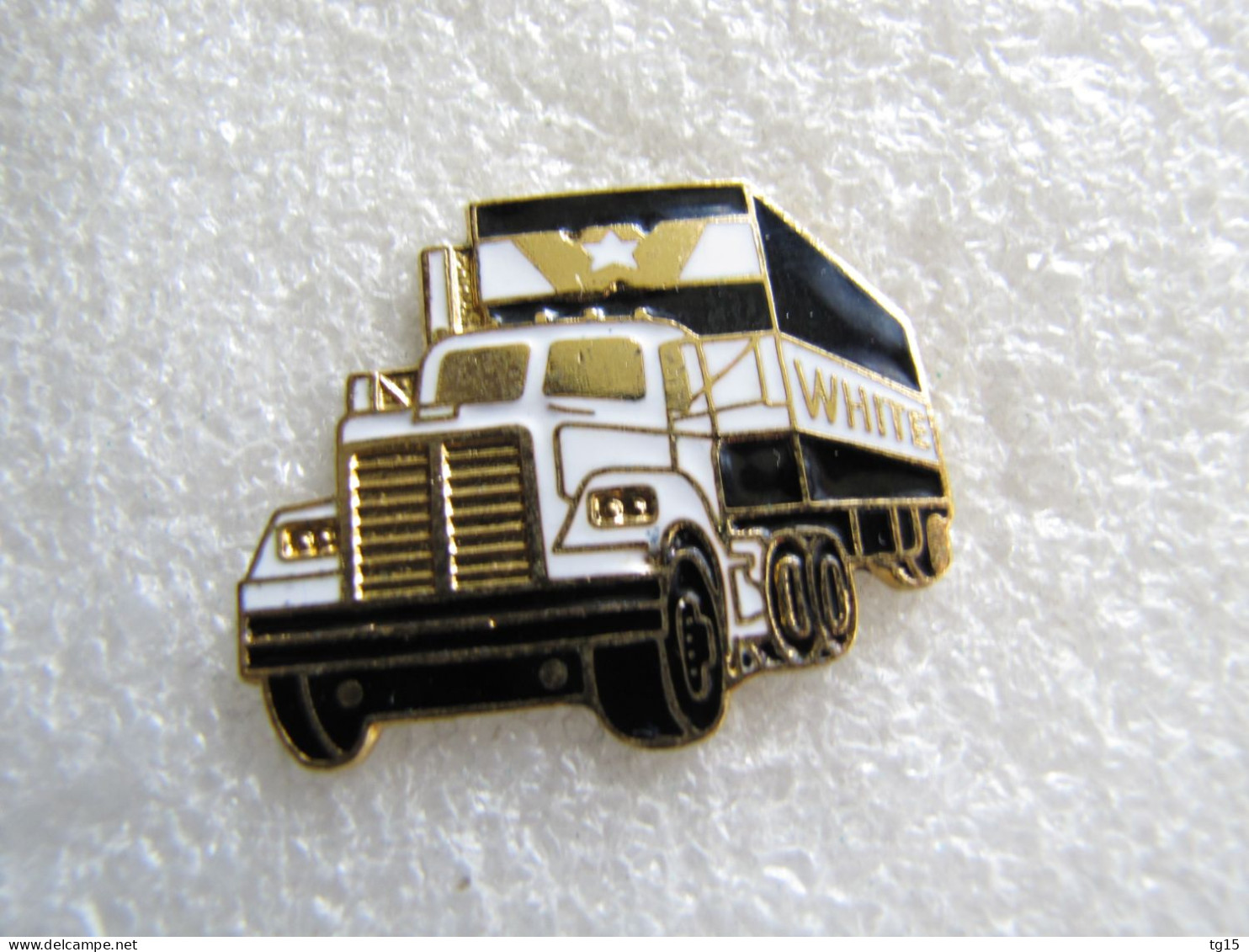 TOP  PIN'S   CAMION   WHITE   Email Grand Feu  FTP - Transportation