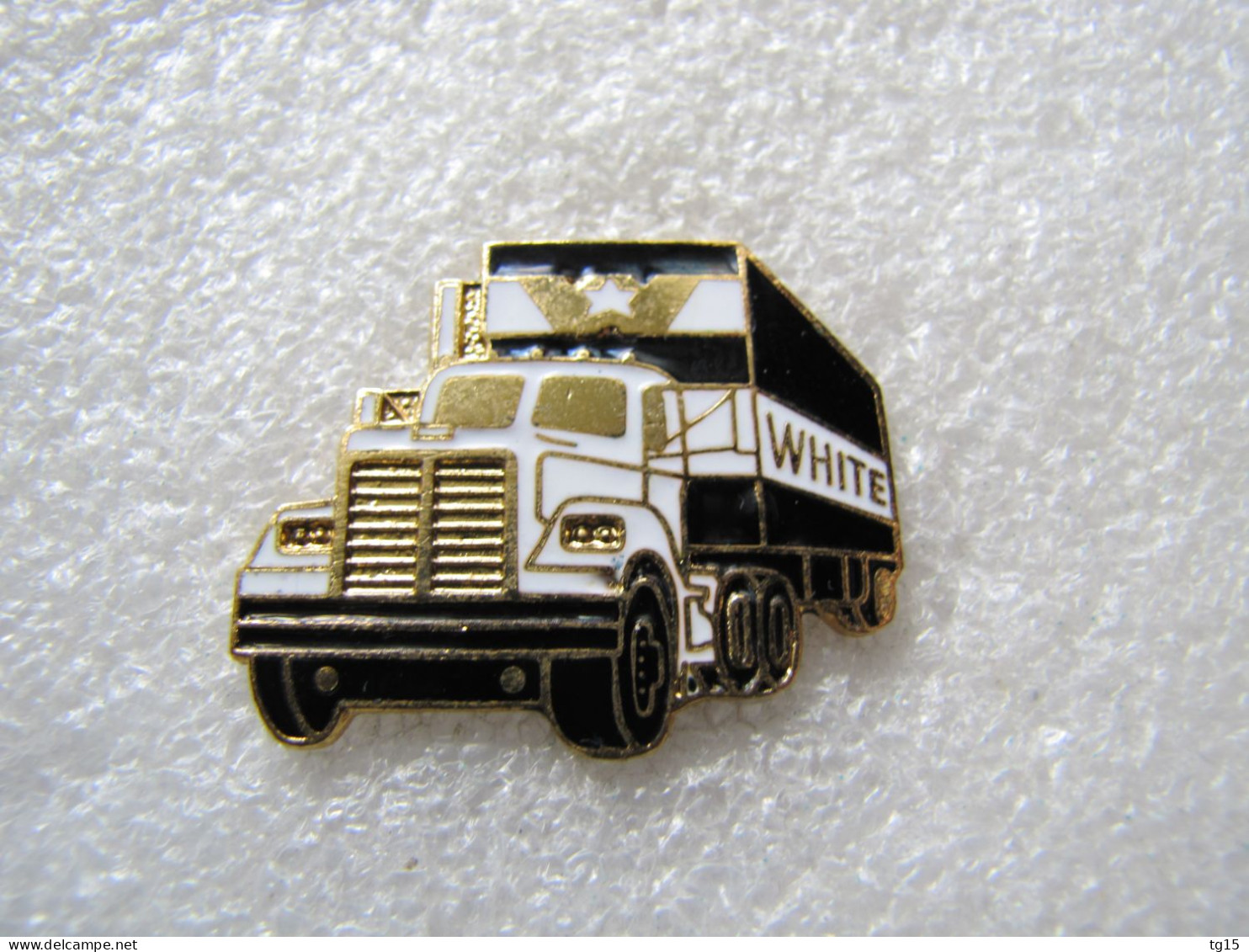 TOP  PIN'S   CAMION   WHITE   Email Grand Feu  FTP - Transportation