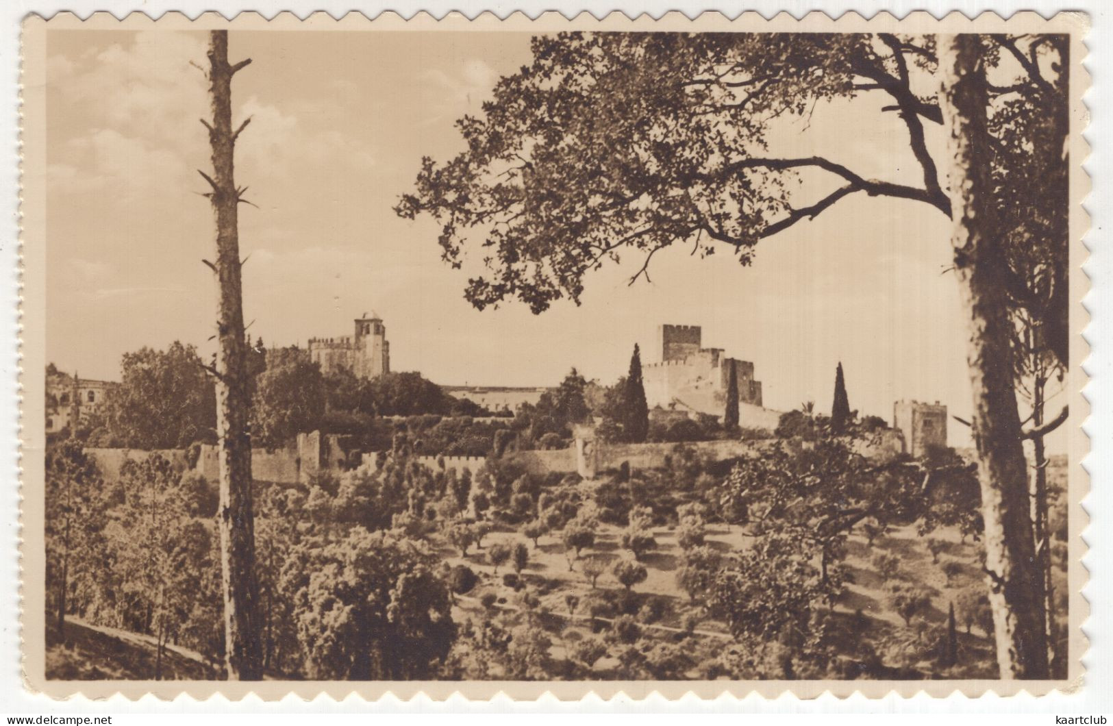 Tomar - Vista Geral Do Castelo Dos Tempiários - Vue D'ensemble Du Chateau-Fort Des Tempeliers  - (Portugal) - Santarem