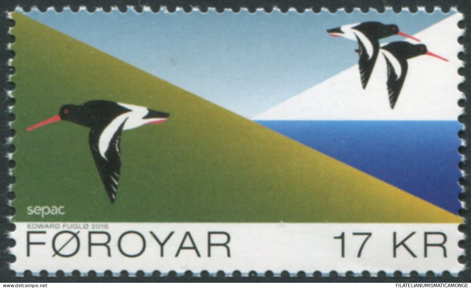 Feroe 2016 Correo 844 **/MNH Sepac. Las Estaciones  - Faroe Islands
