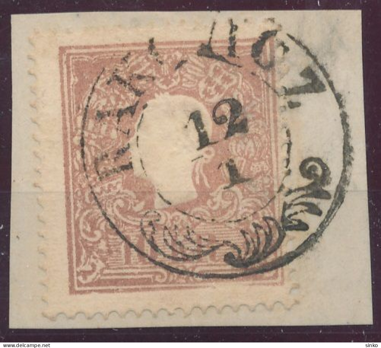 1858. Typography With Embossed Printing 10kr, RAKOVICZ - ...-1867 Prephilately