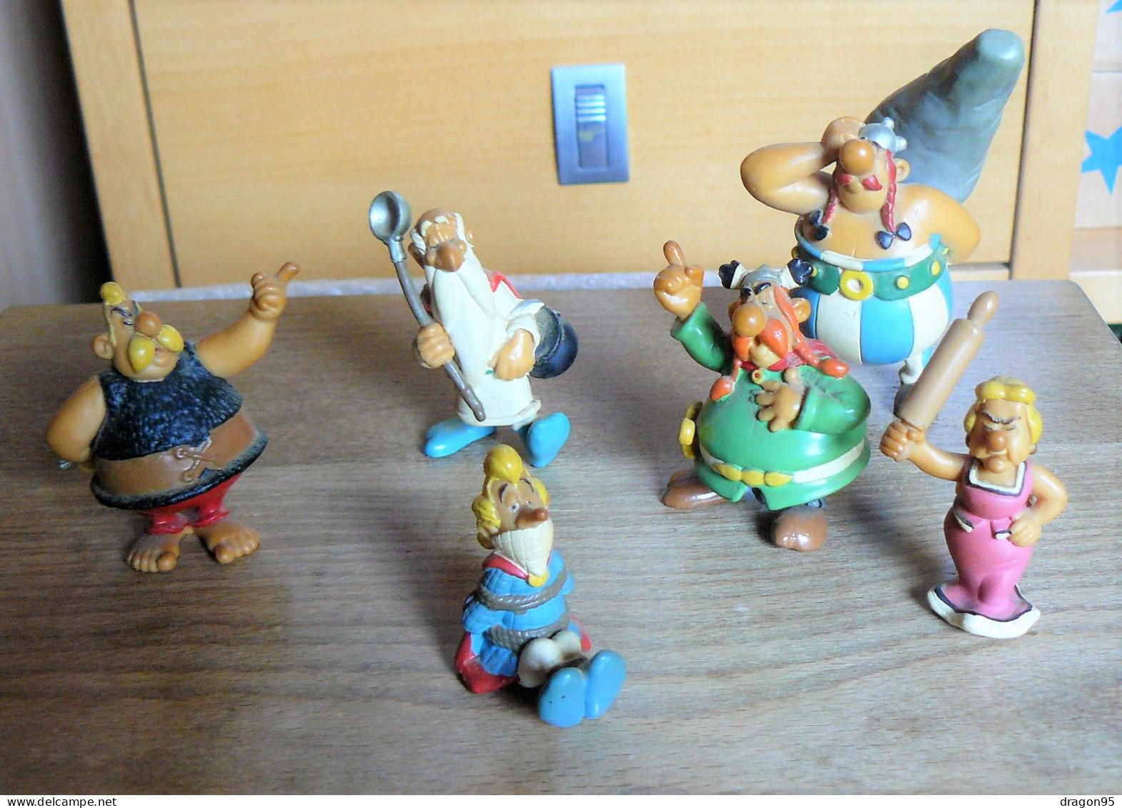 Lot De 6 Figurines Astérix - Plastoy - Dargaud - 1997 - Goscinny - Uderzo - Little Figures - Plastic