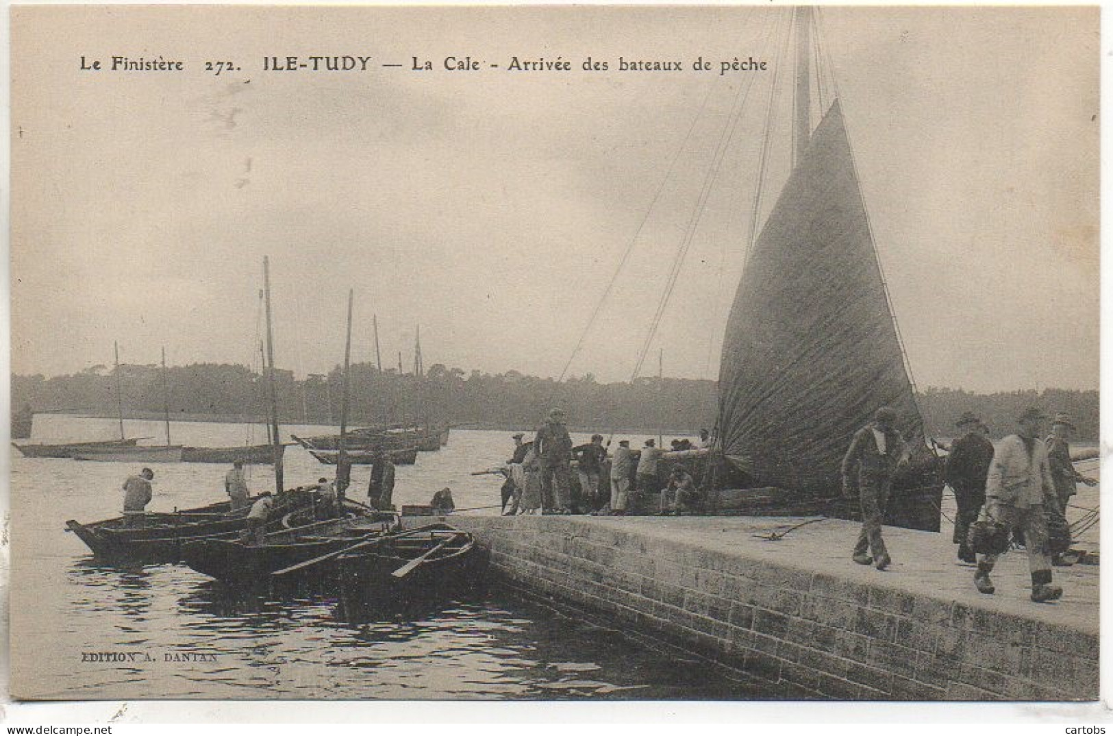 29 ILE-TUDY  - La Cale - Arrivée Des Bâteaux De Pêche - Ile Tudy