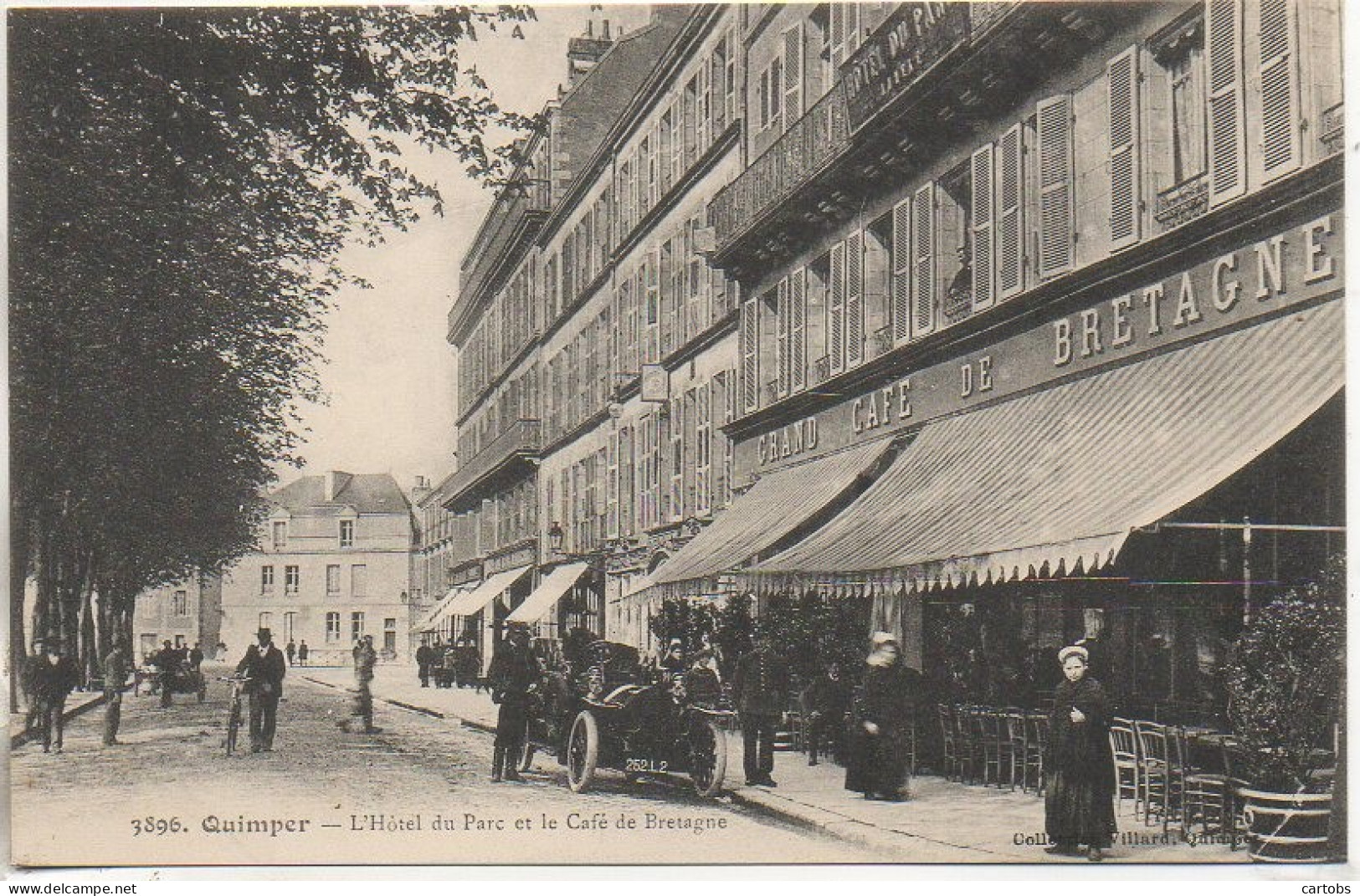 29 QUIMPER L'Hôtel Du Parc Et Le Café De Bretagne - Quimper