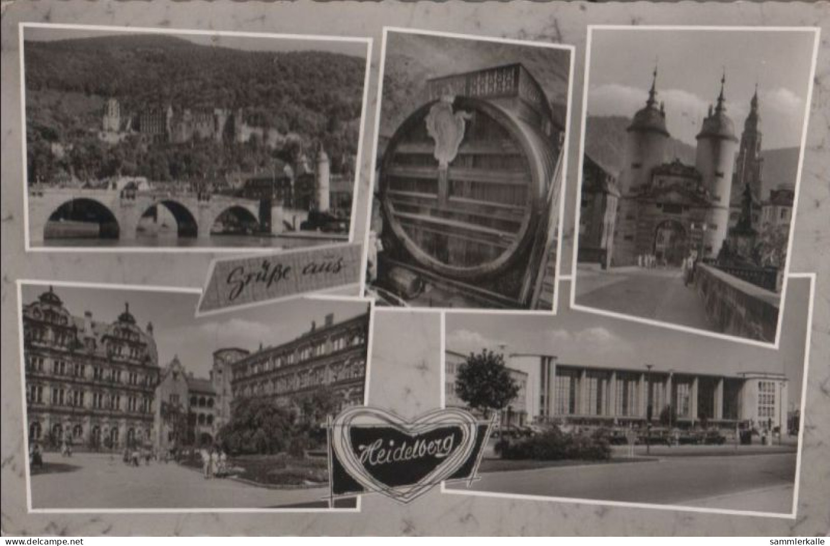 59948 - Heidelberg - U.a. Grosses Fass - Ca. 1960 - Heidelberg