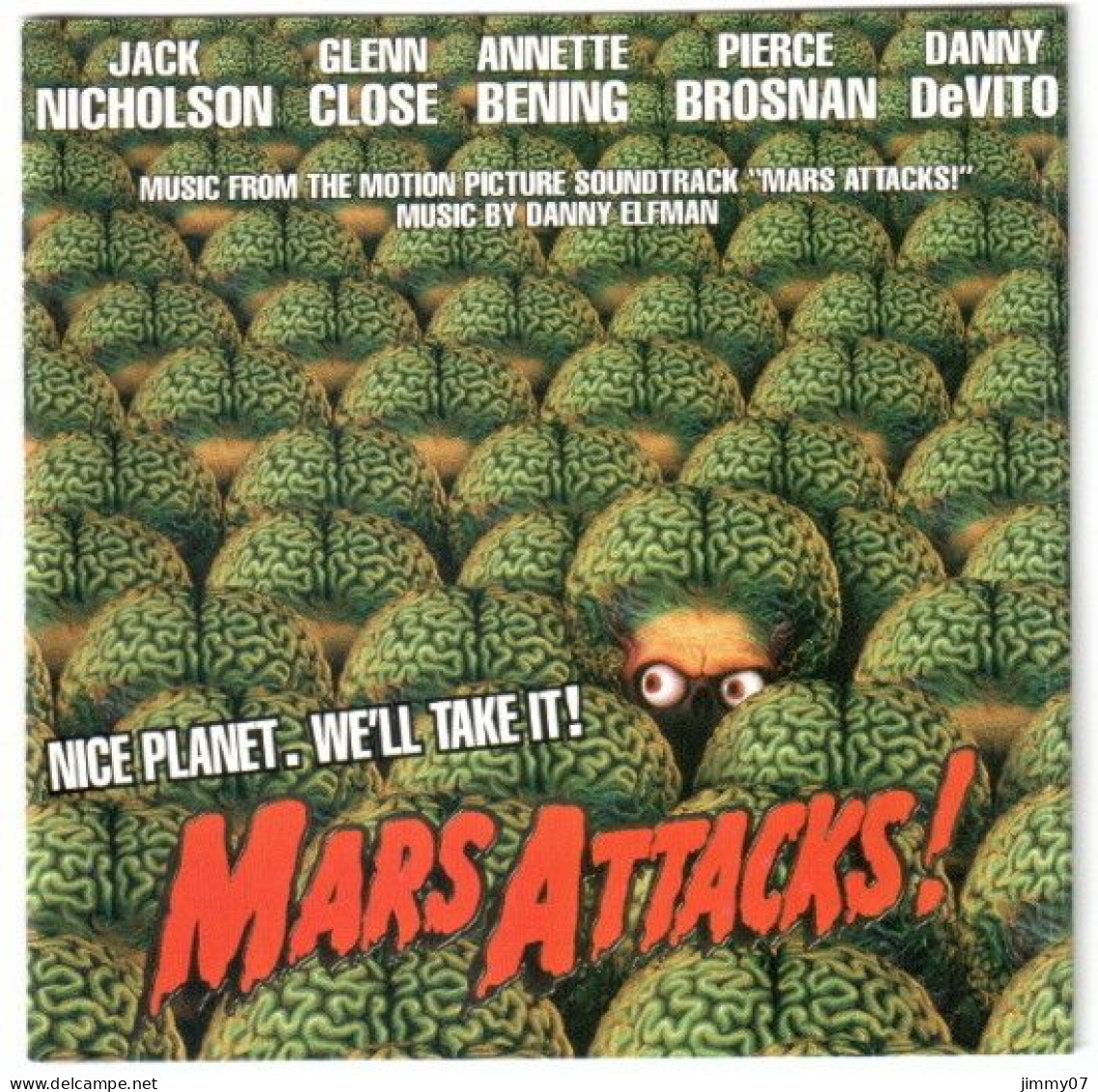 Danny Elfman - Mars Attacks! (Music From The Motion Picture Soundtrack) (CD, Album) - Música De Peliculas