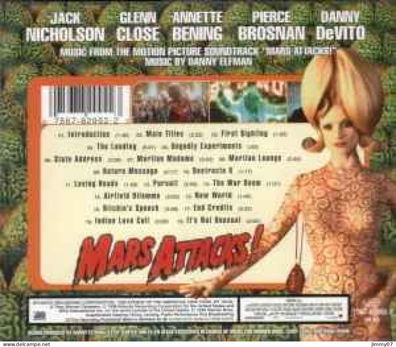 Danny Elfman - Mars Attacks! (Music From The Motion Picture Soundtrack) (CD, Album) - Filmmuziek