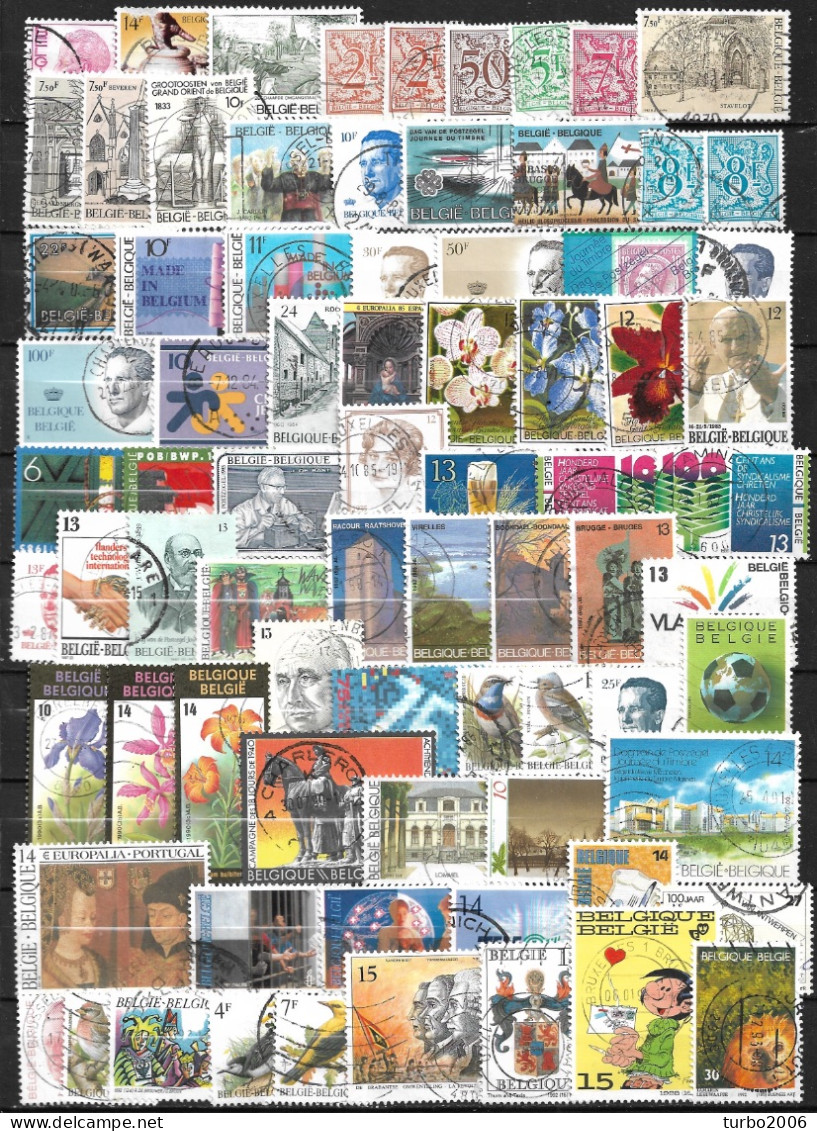 BELGIUM 1976-1992 Interesting Used Lot Between Mi. 1858-2539  As Shown On Scan - Used Stamps