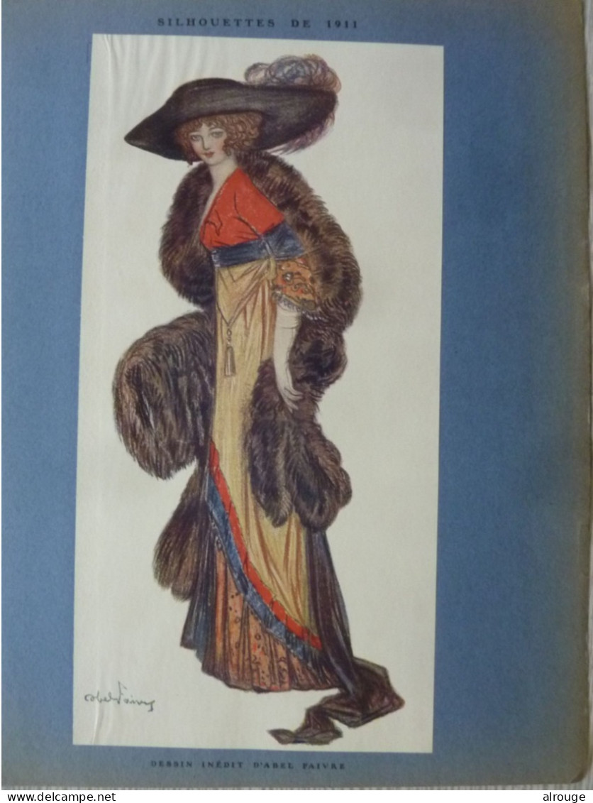 Dessin De Mode D'Abel Faivre, 1911 - Drawings