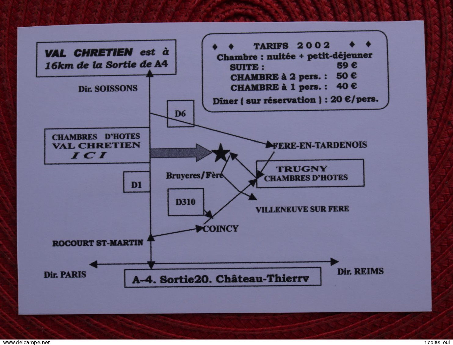 VAL CHRETIEN  BRUYERES SUR FERE - Other & Unclassified