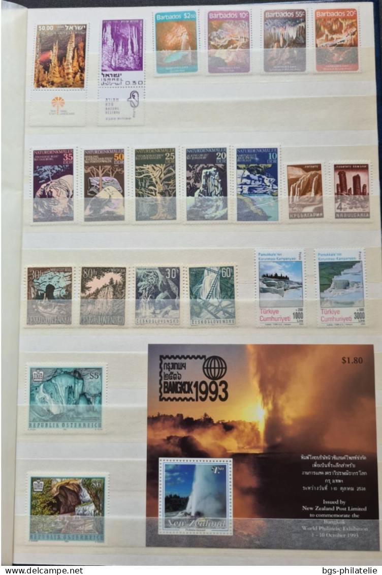 Collection De Timbres Sur Le Thème Des Minéraux. - Sammlungen (ohne Album)