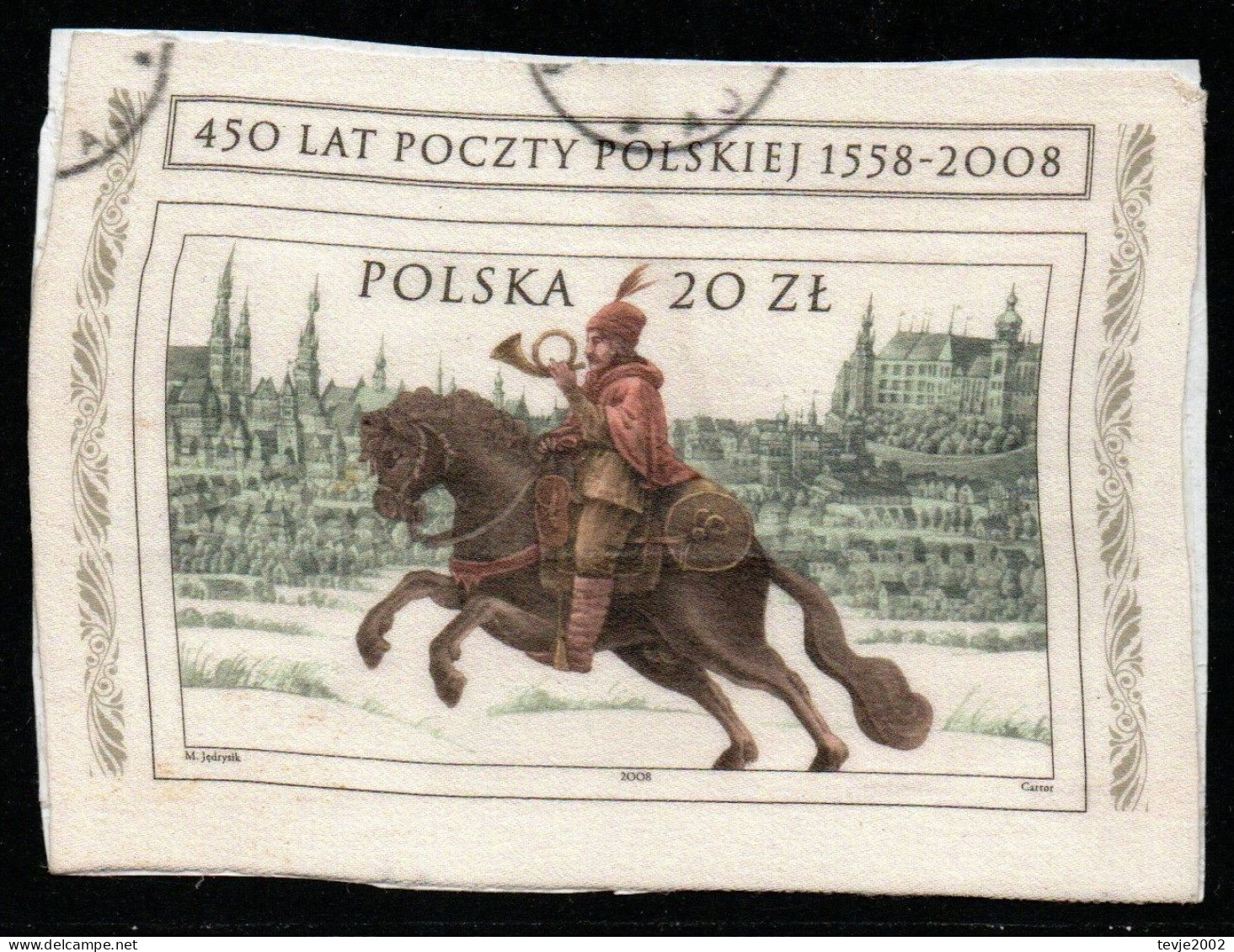 Polen 2008 - Mi.Nr. Block 182 - Gestempelt Used Unusual - Blocs & Feuillets