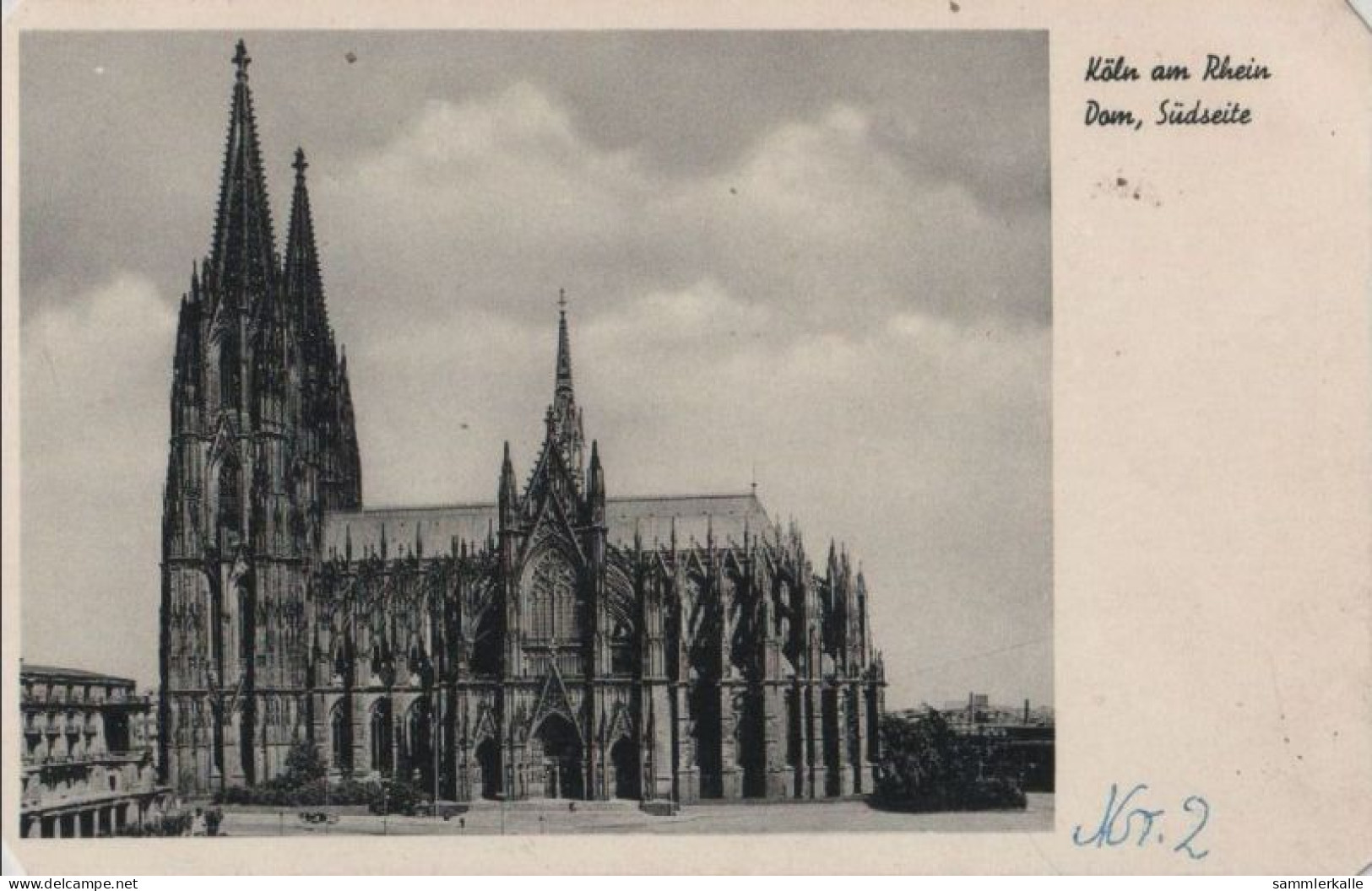 76400 - Köln - Dom, Südseite - Ca. 1955 - Koeln