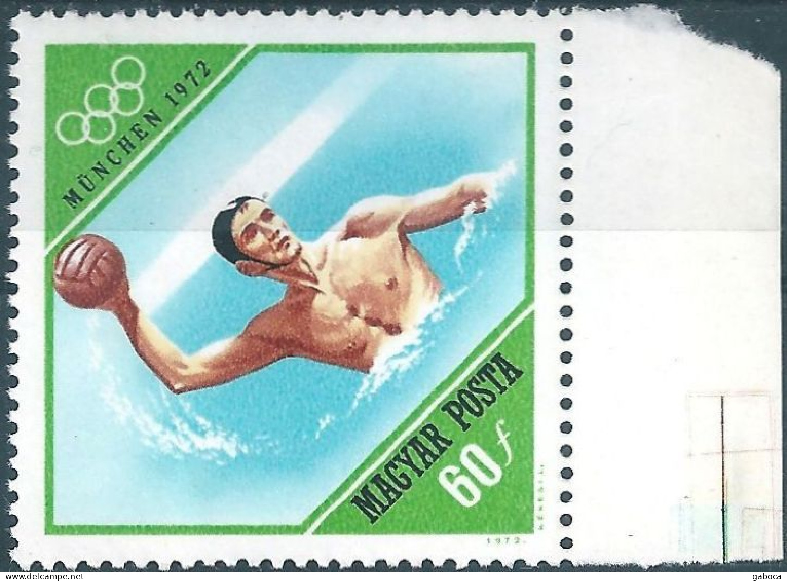 C5909b Hungary Olympics Munchen Water Sport MNH RARE - Wasserball