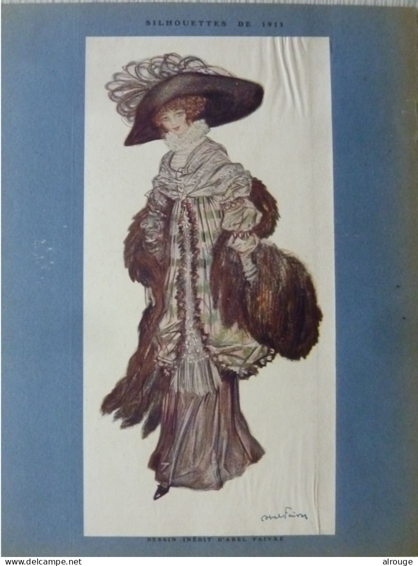 Dessin De Mode D'Abel Faivre, 1911 - Tekeningen