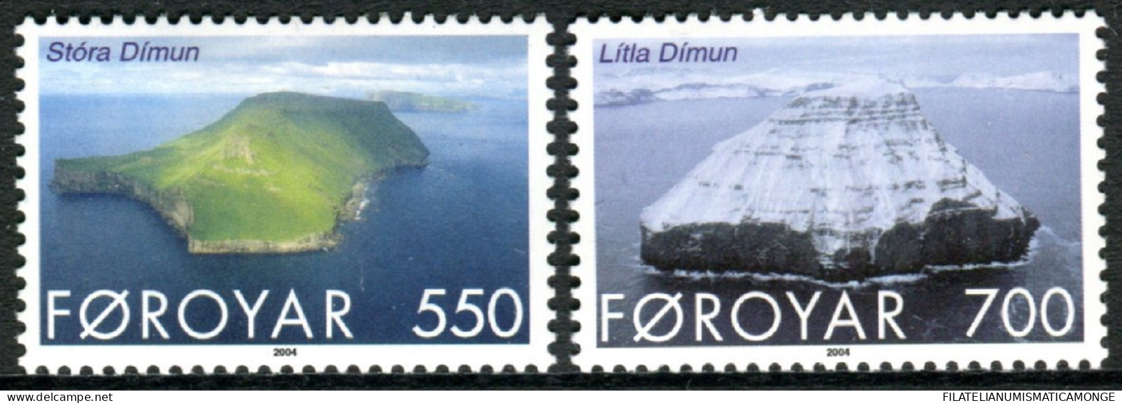 Feroe 2004 Correo 479/80 **/MNH Islas  (2 Sellos)  - Faroe Islands