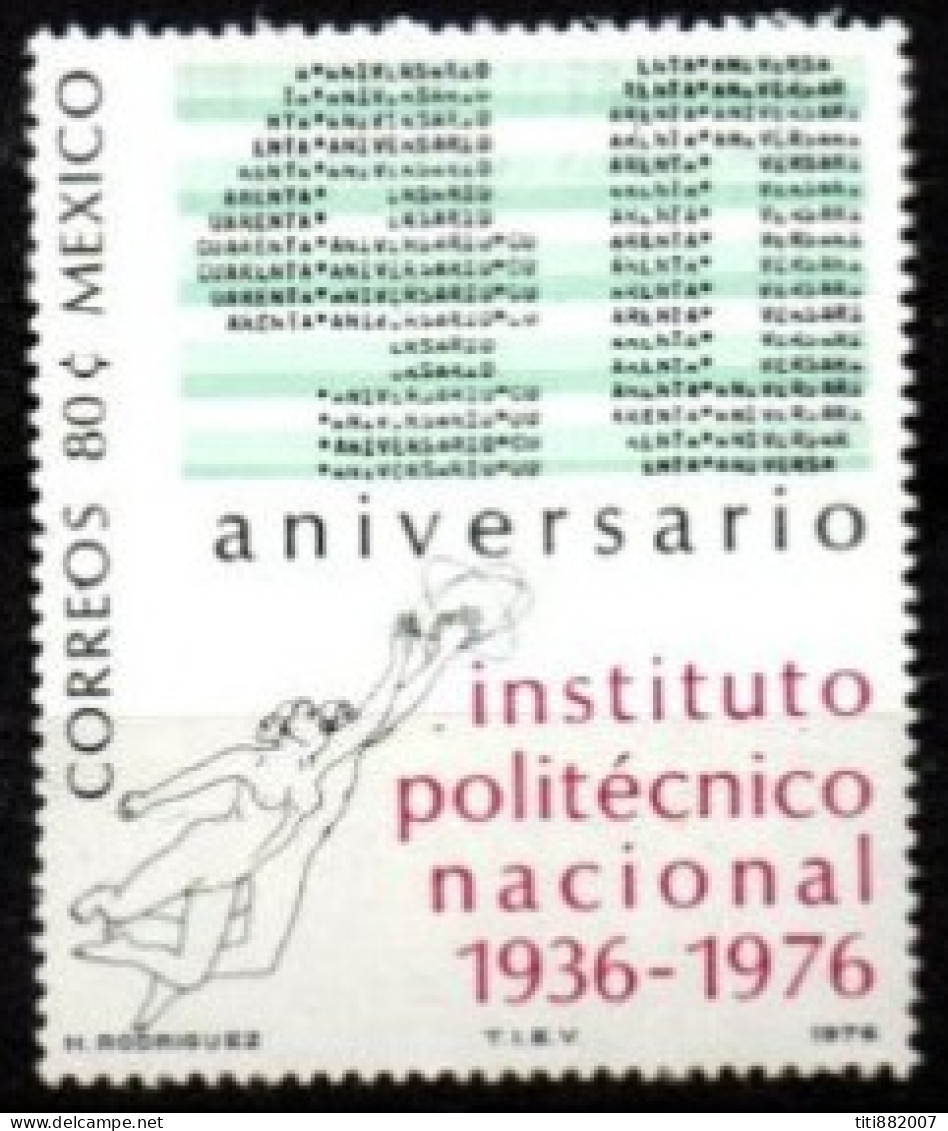 MEXIQUE   -   1976  .Institut Polytecnique National. Neuf * - México