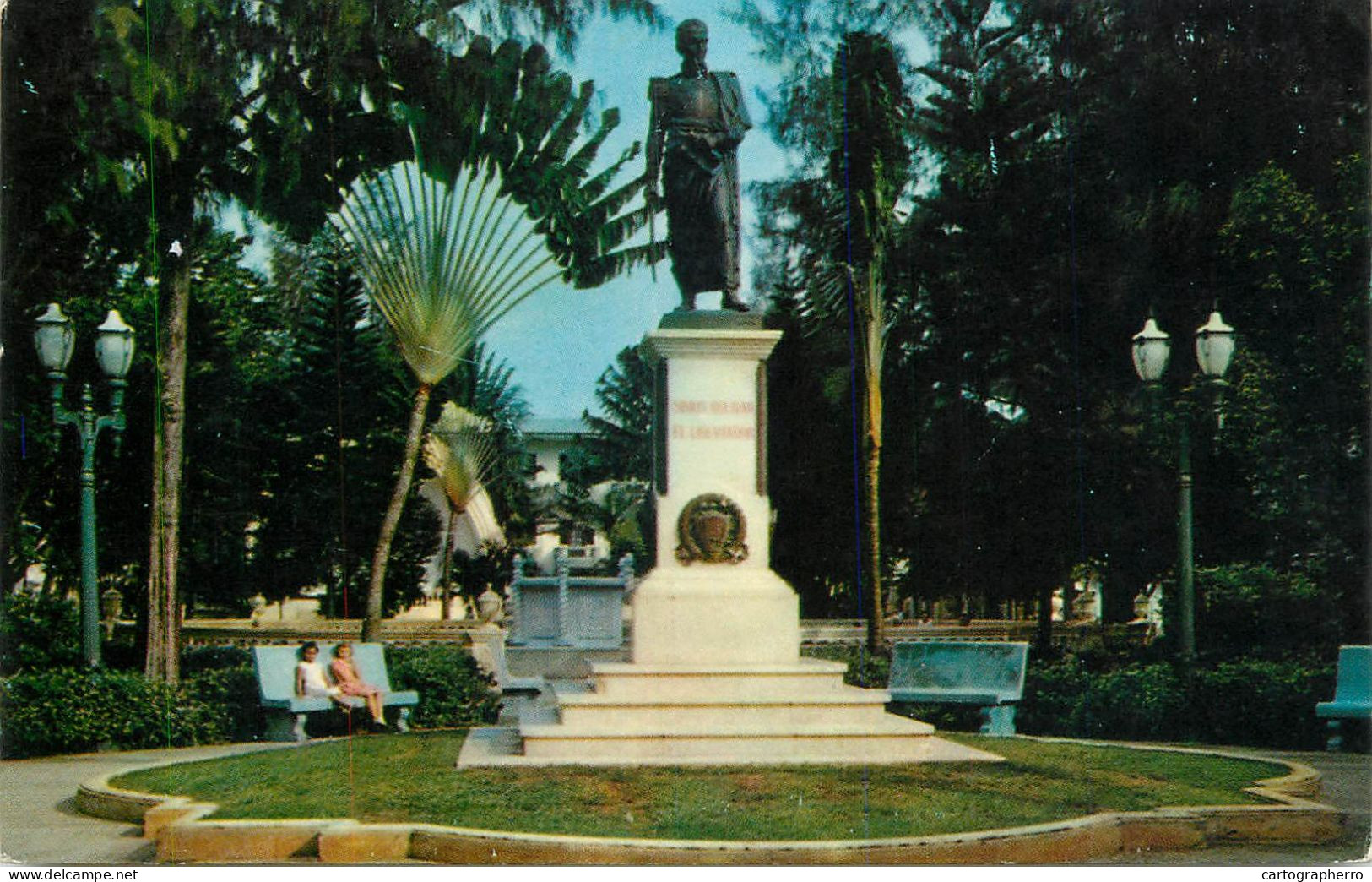 Panama Colon Simon Bolivar Statue - Panama