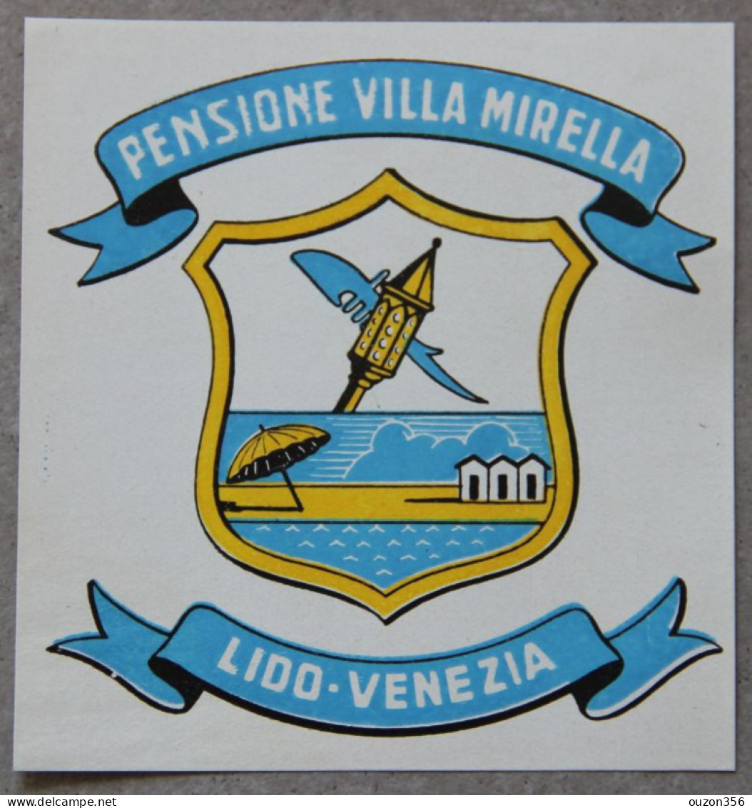 Etiquette Pensione Villa Mirella (Lido-Venezia, Venise, Italie) - Italie