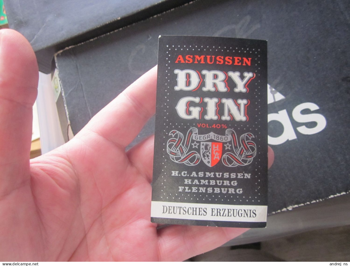 Asmussen Dry Gin H C Asmussen Hamburg Flensburg - Otros & Sin Clasificación