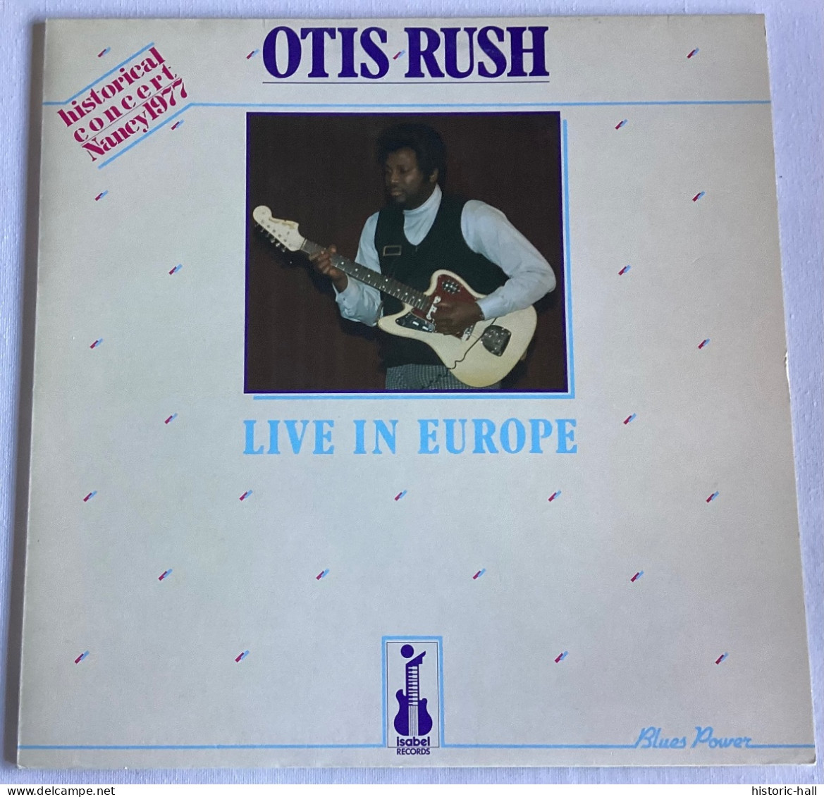 OTIS RUSH - Live In Europe (NANCY 9/10/1977) - LP - 1986 - French Press - Blues